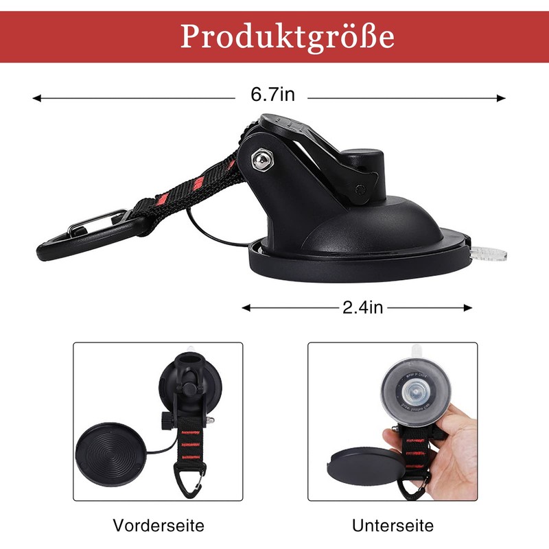 INMORVEN Suction Cup Hooks, Improved Car Camping Accessories, Suction Hook,