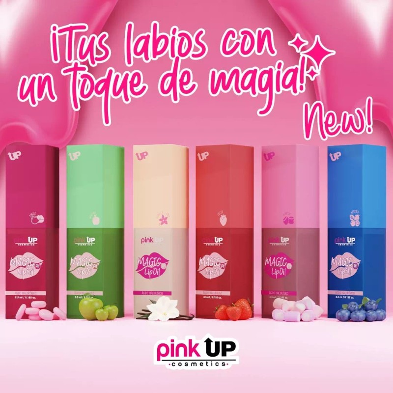 Pink Up Magic Lip Oil - Colección 6 Labiales Magicos