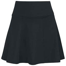 RED by EMP Circe's Spell Women's Short Skirt Black Basics Streetwear - Black plain, size: l