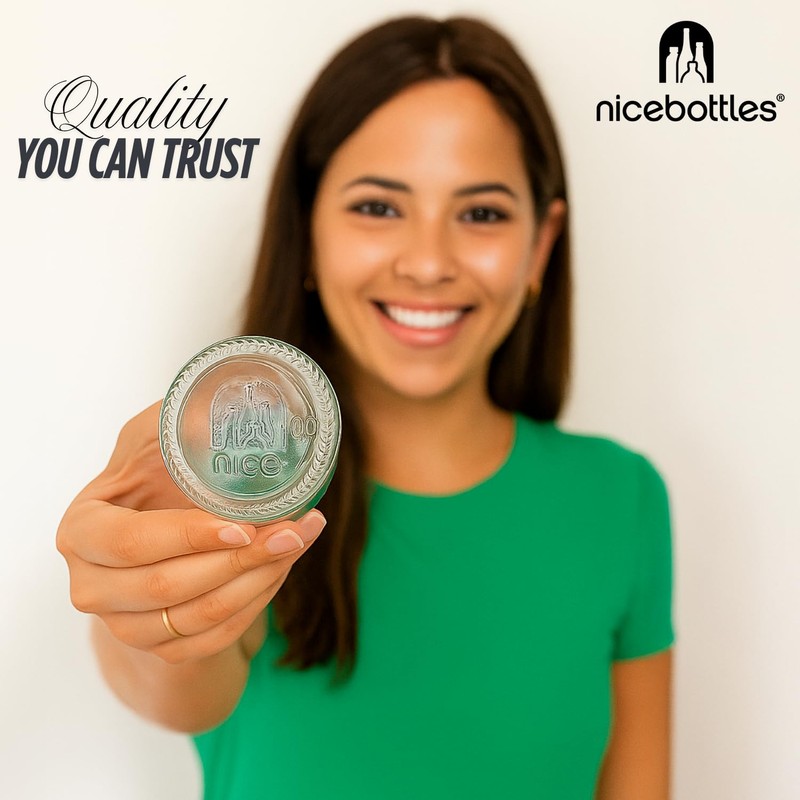 nicebottles Hot Sauce Bottles, 5 Oz - 24 Pack