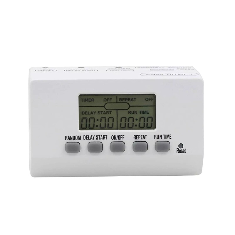 Clear Power CP Grounded Outlet EZ Digital Timer & 2
