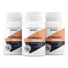 3pack Bionica Complejo Herbal Suplemento Alimenticio 30 Caps Sin Sabor                                                                                