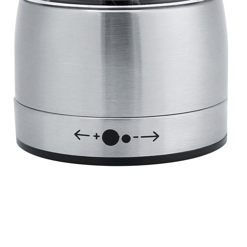 Stainless Steel & Acrylic Manual Salt & Pepper Mill Grinder