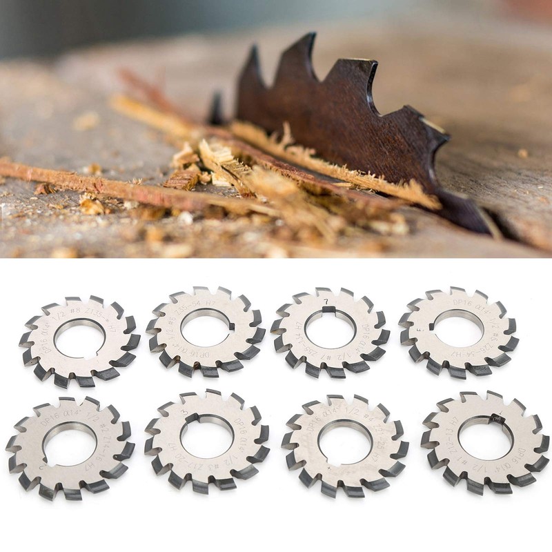 8 Piece Gear Router Bit Gear Router Bit Precision Gear