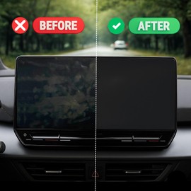 Anti-Fingerprint Matte Screen Protector for Mercedes E-Class W213, S213, X213, C238, A238 2016-2023: Speedometer & Infotainment 12.3 Inch + 12.3 Inch Touchscreen, Navi - Prevents Reflections and