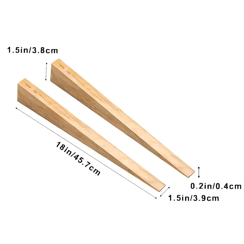 Wooden Wheelbarrow Wedge Replacement (Set of 2) – Universal Support
