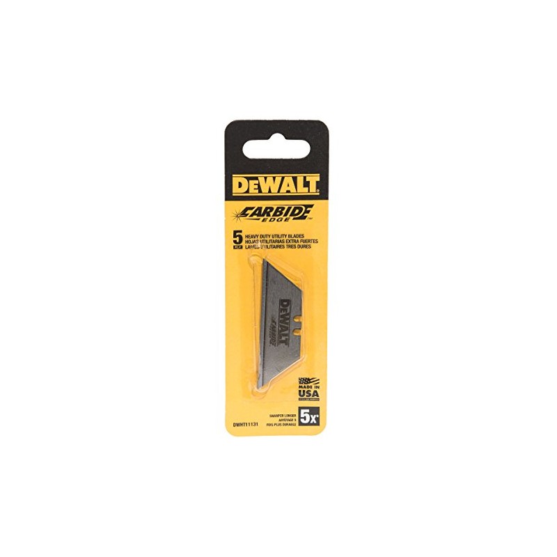 DeWalt DWHT11131 5 Pc. Carbide Edge Utility Knife Blade