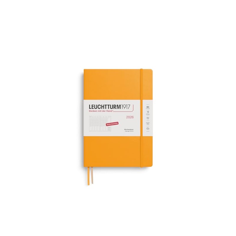 LEUCHTTURM1917 372574 Weekly Planner Composition (B5) 2026, 12 Months, Rising
