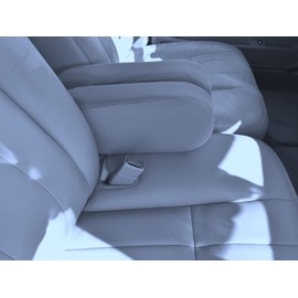 Auto Armrest Covers - Fits The Mercury Grand Marquis 1998-2011 Fold Down Armrest on Bucket Seats Neoprene Fabric 1 Pair (XXL). Gray