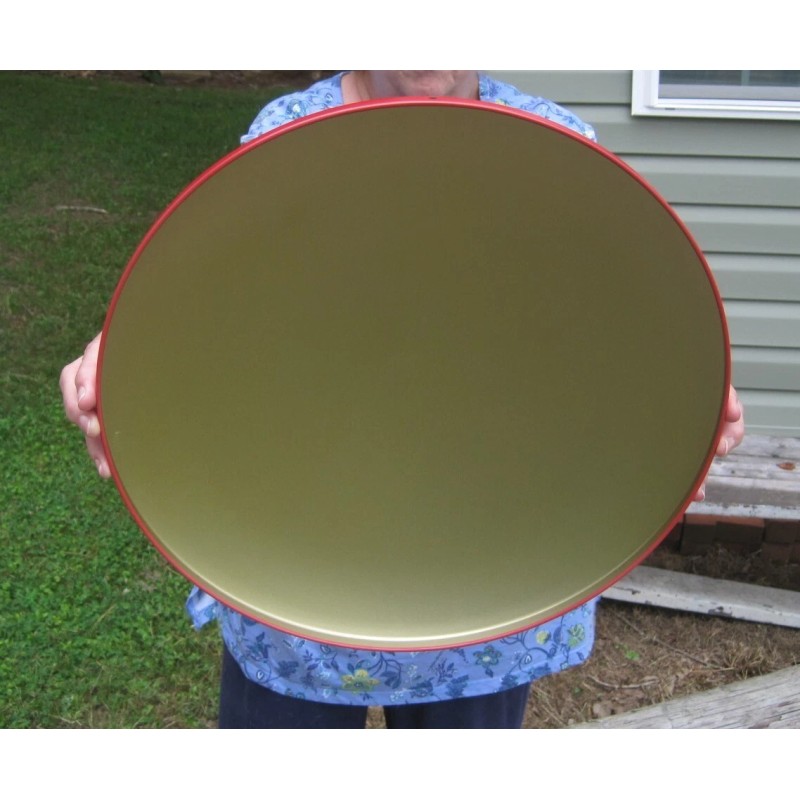 Coca-Cola 16" Coca Cola Metal Dome Button Coke Advertising Sign