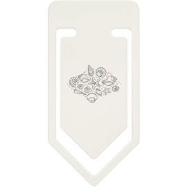 91mm 'Beautiful Seashells' Large Plastic Paper Clip (CC00097160)