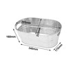 Perfeclan Galvanised Bucket, Classic Oval Ice Bucket, Large Galvanized Oval
