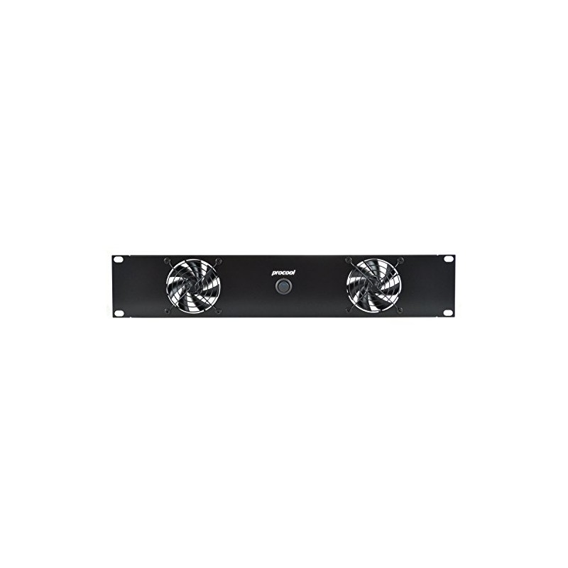 PROCOOL SXT280 / 2U Silent Temp Controlled Rack Mount Fan/Airflow