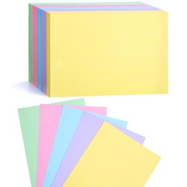 Koogel A8 Lined Index Cards, Pack of 500 Index Cards with Ring in Practical Learning Box, Vocabulary Cards for On the Go Vocabulary Learning