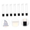 Baluue 50pcs 15ml Plastic Empty Lip Gloss Tubes Black Straight