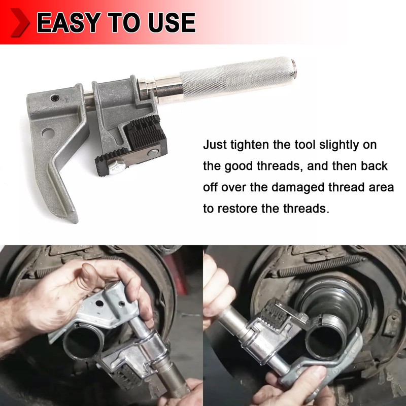 YIYUANYI 7402 Universal Outside Thread Chaser Repair Tool Set for