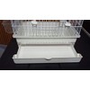 I064B All White Song Bird CAGE