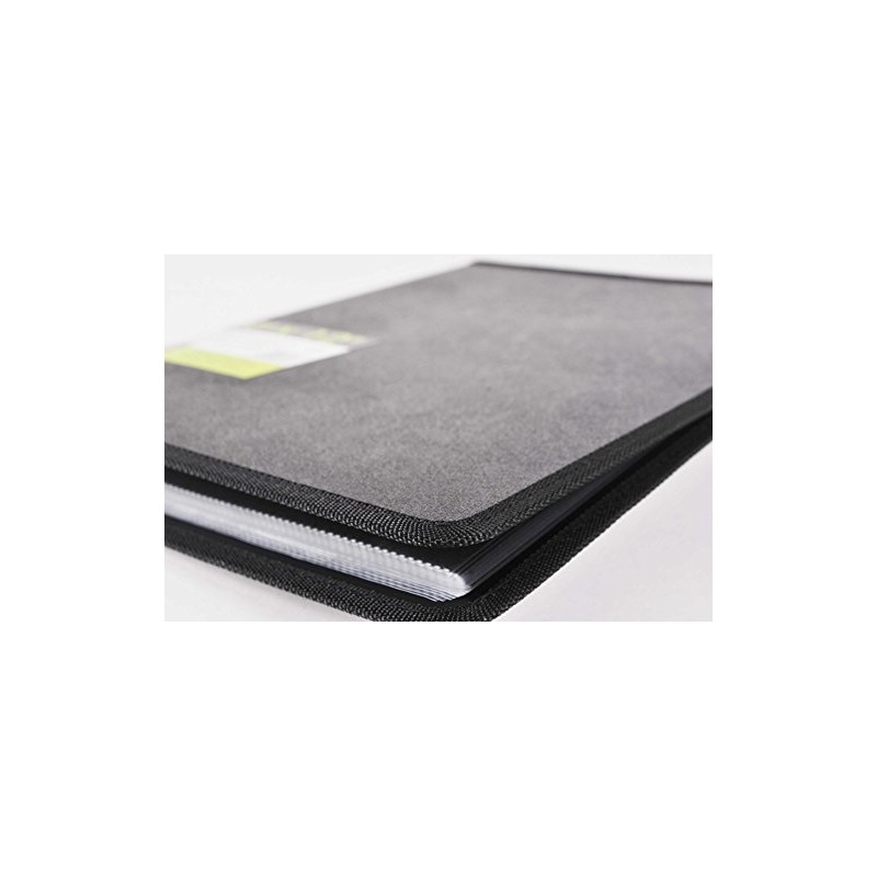 Filexec Products Art Presentation Book, 8.5"x11", 24Page/48 Views (93230),Black