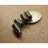 18-8 Stainless Steel Brass Tip Set Screw 1/4"-20 x .500"