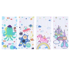 48Pcs Pencil Set Cute Puzzle Comfortable Grip Quadrilateral Design Cartoon Pencil Set for Household School