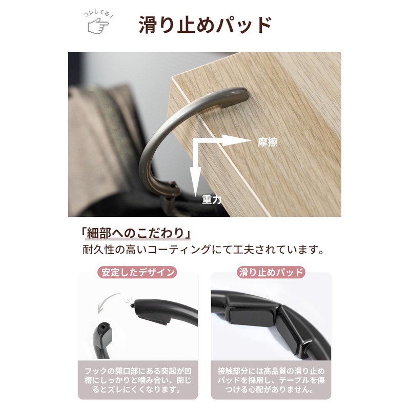 [Available in 6 Colors, Opening Width 2.8 inches (72 mm),