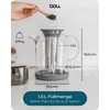 Doli 1.5 litre teapot with strainer insert, for 1-8 cups