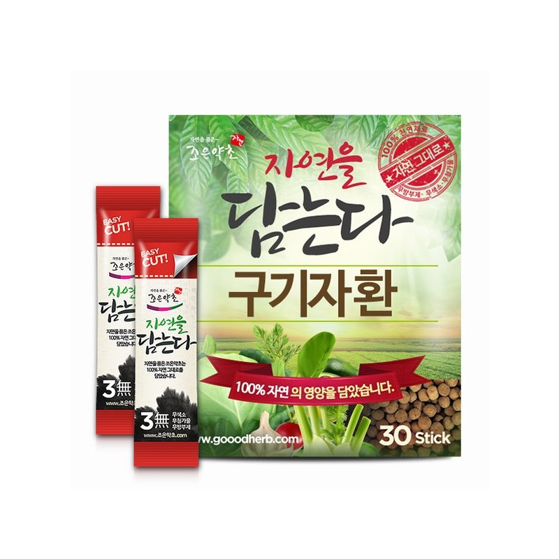 Joeun Yakcho 구기자환 스틱형 3g x 30포 Gugija (Schisandra) Stick