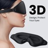 SUSNUAN Eye Mask for Sleeping, 3D Contoured Eye Mask, Sleep