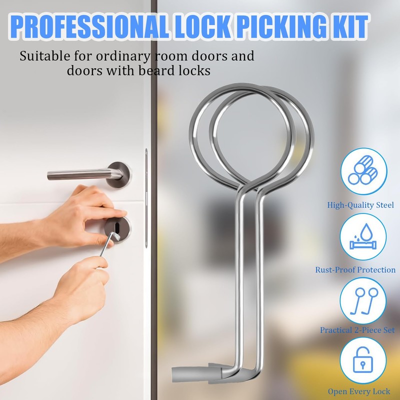 Professional Lock Pick Set, Universal Deadlock Key, Universal Keys, Tools