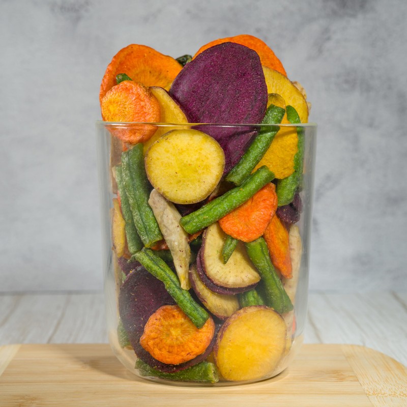Smarty Stop Mixed Veggie Chips, Assorted Dried Salted Vegetable Snacks