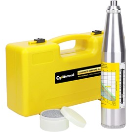 CGOLDENWALL Concrete Rebound Hammer Tester Resiliometer Test Meter Tool Within The Scope of 1450.38psi-8702.26psi (10-60Mpa) ZC3-A with English Label and Calibration Certificated (Old or New Panel)