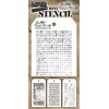 Tim Holtz - Stampers Anon Mini Stencil, Set #48