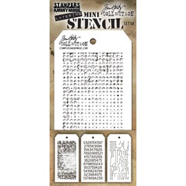 Tim Holtz - Stampers Anon Mini Stencil, Set #48