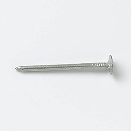 Merriway BH07212 (500 gm) Galvanised Roofing Felt Clout Nails Extra Large Head 20mm (3/4 inch) - Pack of 500 gm