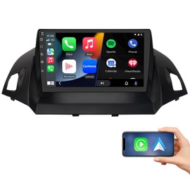 Android 13 [2GB+32GB] Car Radio Compatible for Ford Escape 2013-2016, 9 Inch Touch Screen with GPS/FM/WiFi/USB, Support SWC, Wireless CarPlay Android Auto