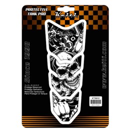 Keiti Motorcycle Tank Pad Universal Slim (Skull)