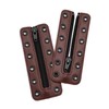 Leather Lace-in Boot Zipper Inserts for All Brands, Tieless Shoe