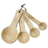 Westmark Woody Measuring Spoons Set - 4 Premium Measuring Spoons