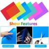 Pack of 6 Colour Films Gel, Transparent Coloured Film, Heat