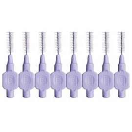 Tepe Extra Soft Interdental Brush, Pack of 8, Purple, 0.04 inch (1.1 mm)