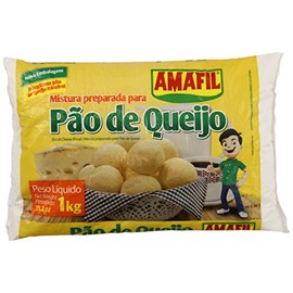 Amafil Bread Mix Pao de Queijo Pan De Queso, 1kg GLUTEN FREE, cheese, 35.2 Ounce