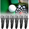 Pool Table Pocket Nets, Black Cotton, Set of 6, Billiards