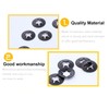 cSeao 235pcs[8 Sizes] Black Starlock Internal Tooth Lock Washers Assortment
