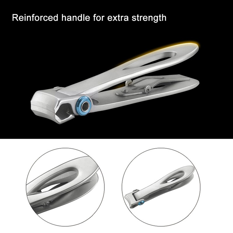 Nail Clipper Cutter Nail Cutting Trimmer Toenail Fingernail Cutter Stainless