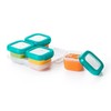OXO Tot Baby Blocks Food Storage Containers, Teal, 4 Ounce