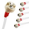 YI LIGHTING Mini Bi-Pin Socket Holder for Light Bulbs with