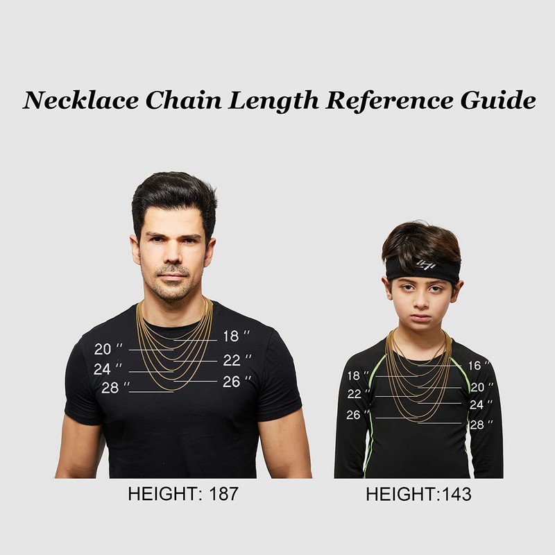 RWQIAN Men's Cross Necklace, Silver, Gold, Black, Stainless Steel, Men's