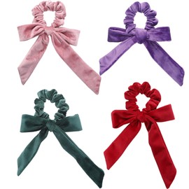 Welrog Pack of 4 Women’s Bands Hair Ties Elastic Hair Bands Hair Accessories