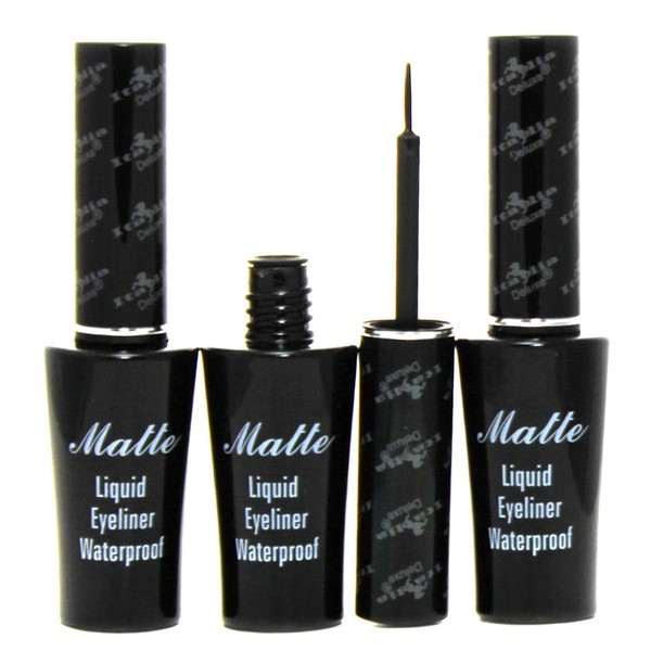 Italia Deluxe Matte Liquid Eyeliner Waterproof (3pcs)