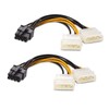 Cable Matters 2-Pack 8-Pin PCIe to Molex (2X) Power Cable